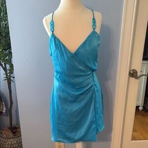 Zara Blue Mini Dress NWT